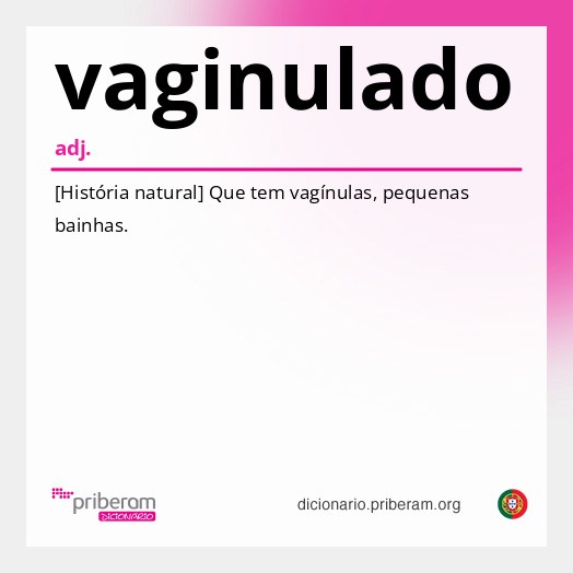 Significado de vaginulado