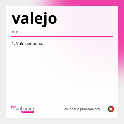 Significado de valejo