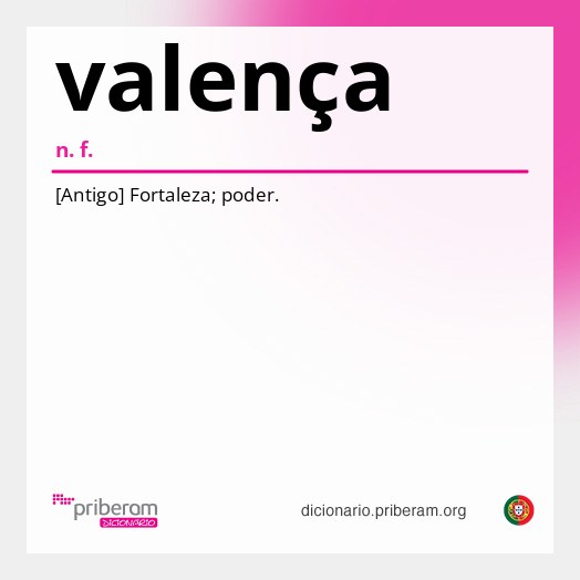 Significado de valença