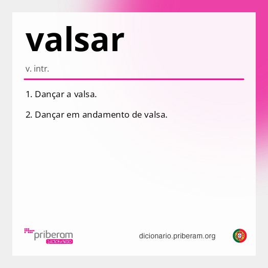 Significado de valsar