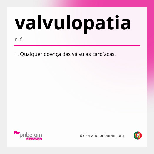 Significado de valvulopatia