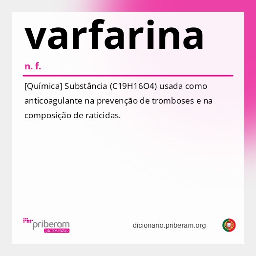 Significado de varfarina