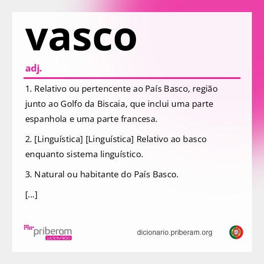 Significado de vasco