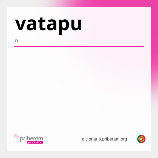Significado de vatapu