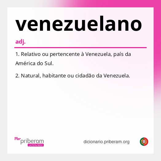 Significado de venezuelano