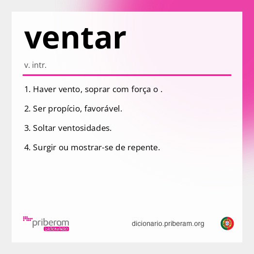 Significado de ventar