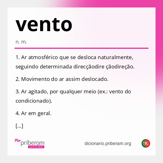 Significado de vento