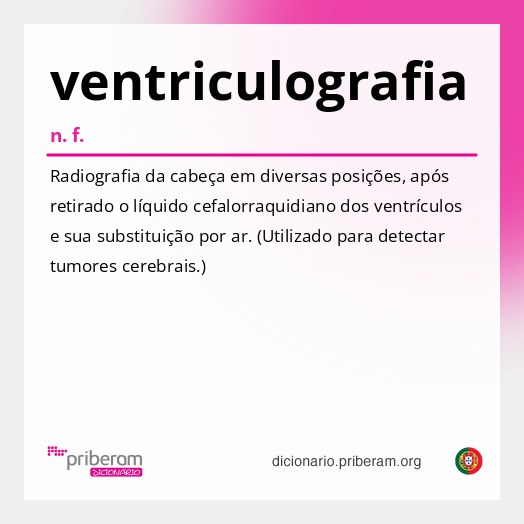 Significado de ventriculografia
