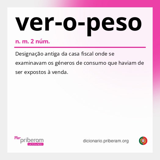 Significado de ver-o-peso