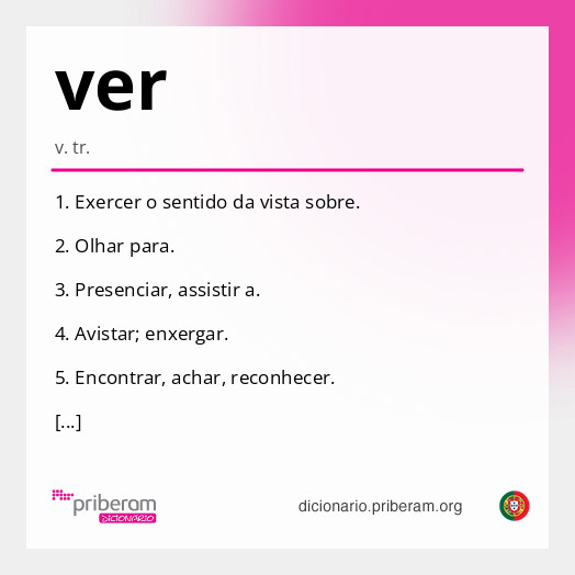 Significado de ver