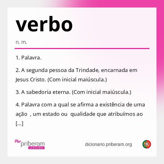 Significado de verbo