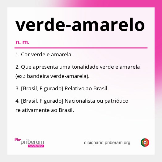Significado de verde-amarelo