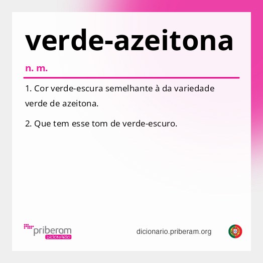 Significado de verde-azeitona