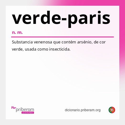 Significado de verde-paris