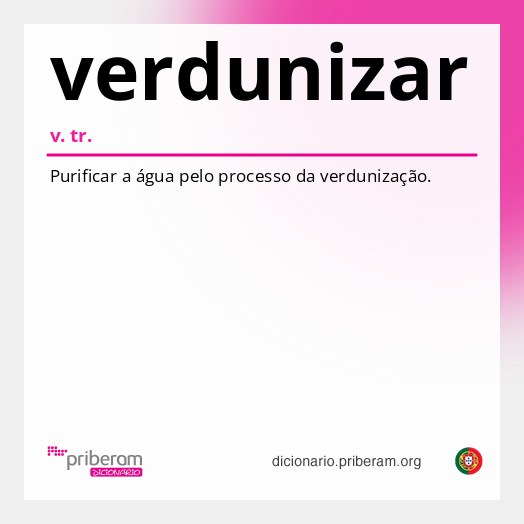 Significado de verdunizar