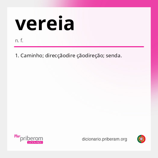 Significado de vereia
