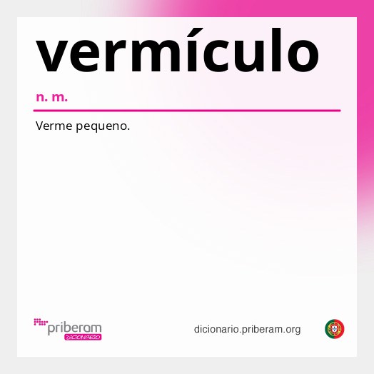 Significado de vermículo