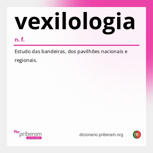 Significado de vexilologia