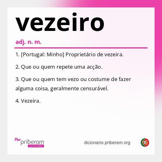 Significado de vezeiro