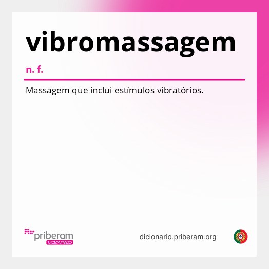 Significado de vibromassagem
