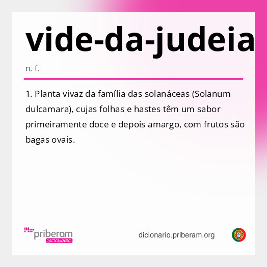Significado de vide-da-judeia