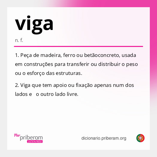 Significado de viga