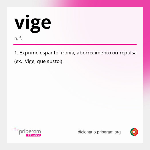 Significado de vige