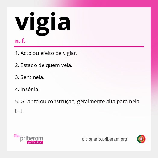 Significado de vigia