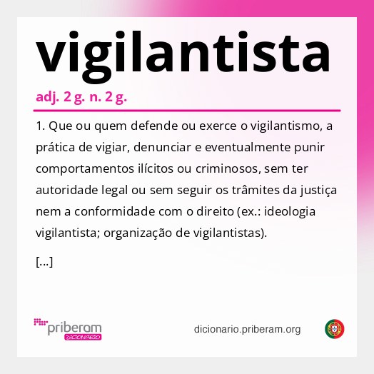 Significado de vigilantista