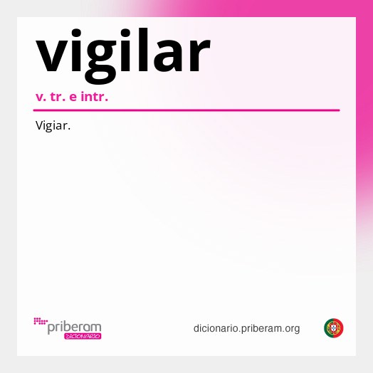 Significado de vigilar