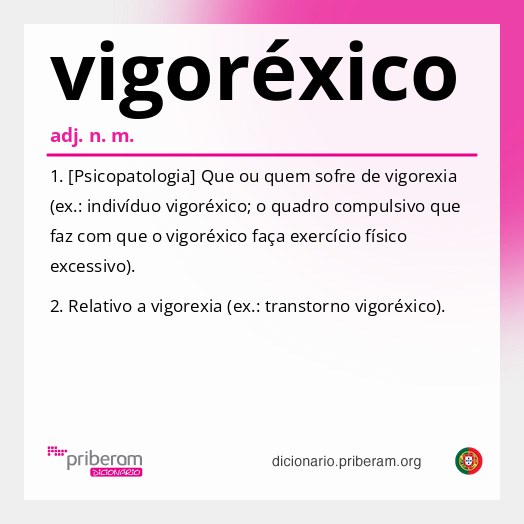 Significado de vigoréxico