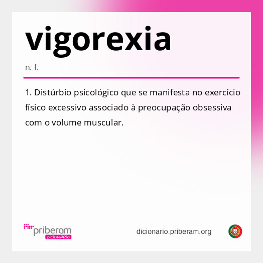 Significado de vigorexia