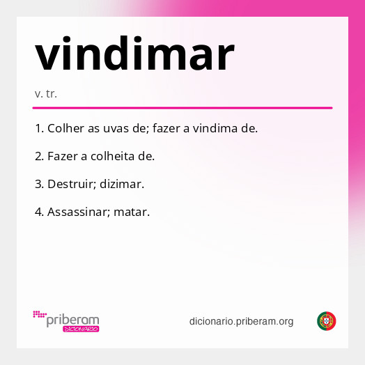 Significado de vindimar