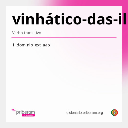 Significado de vinhático-das-ilhas