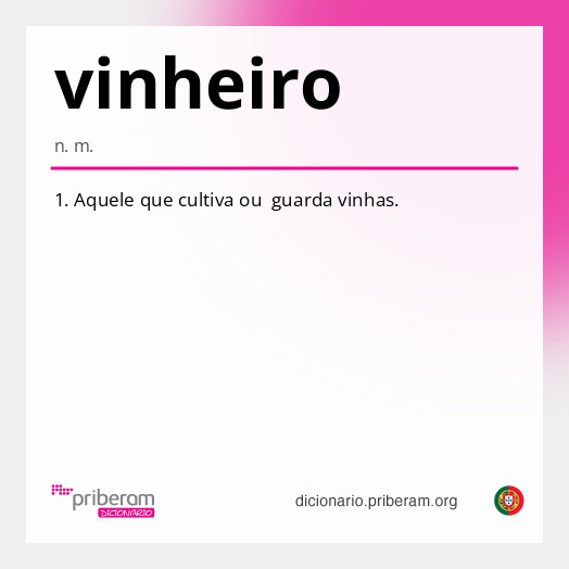 Significado de vinheiro