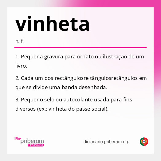 Significado de vinheta
