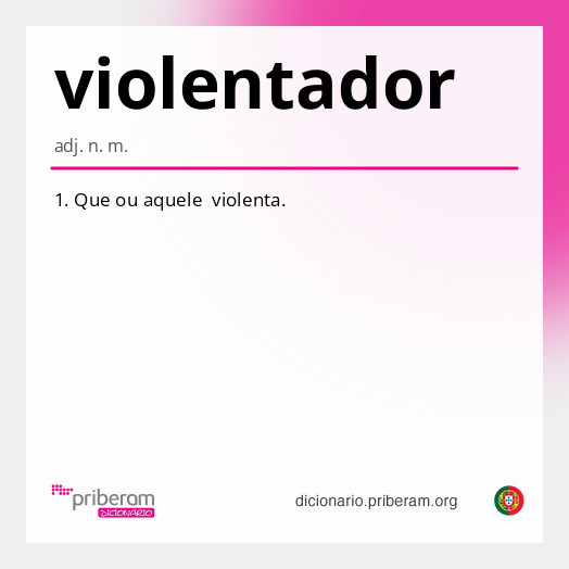 Significado de violentador