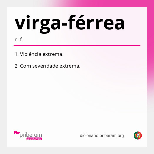 Significado de virga-férrea