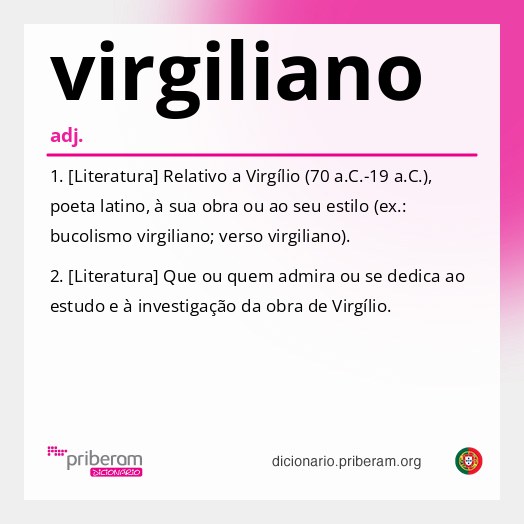 Significado de virgiliano