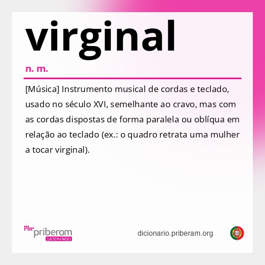 Significado de virginal