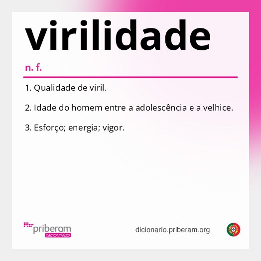 Significado de virilidade