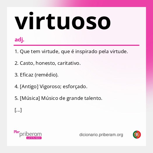 Significado de virtuoso