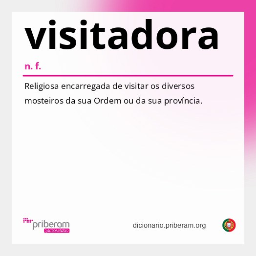Significado de visitadora