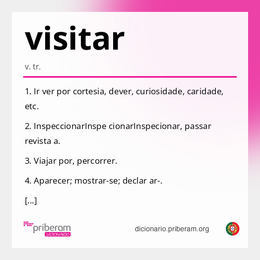 Significado de visitar