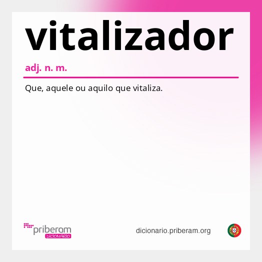 Significado de vitalizador