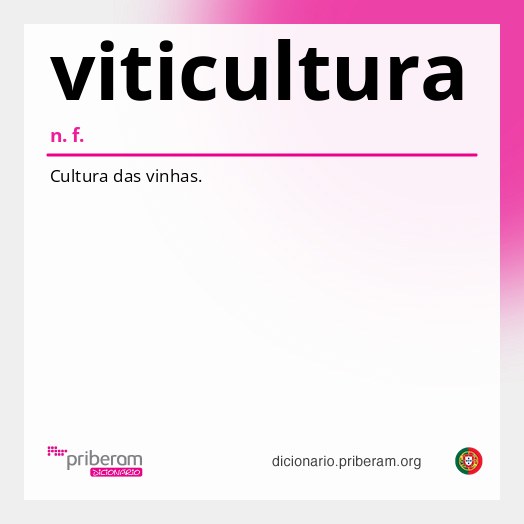 Significado de viticultura