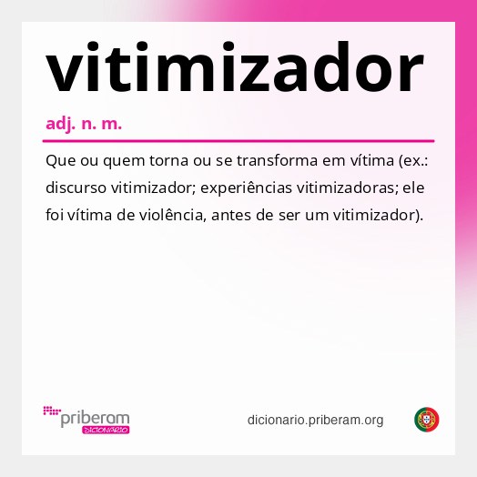 Significado de vitimizador