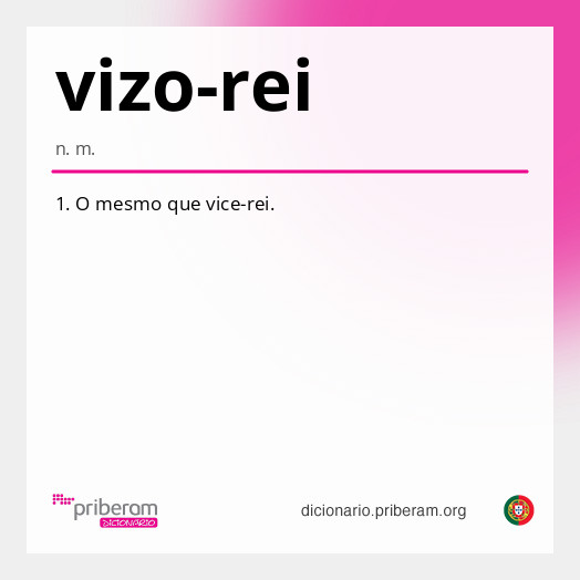 Significado de vizo-rei