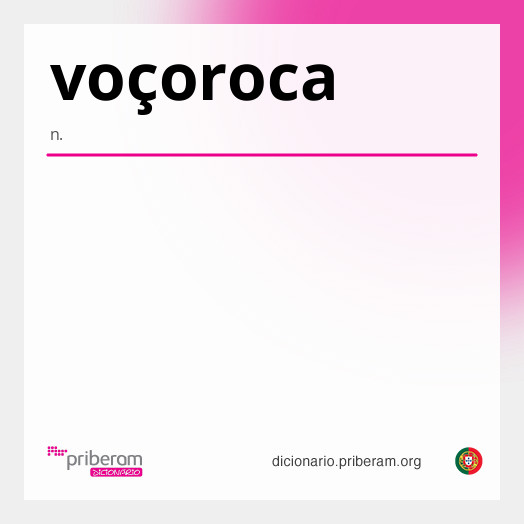 Significado de voçoroca