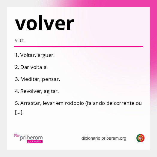 Significado de volver
